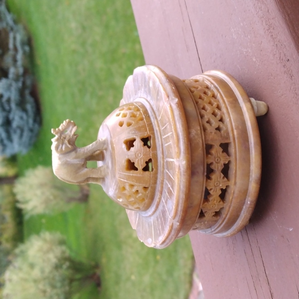 Little Elephant Trinket Box Handcrafted in India